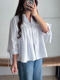 شومیز عروسکی لینن دو انزیم